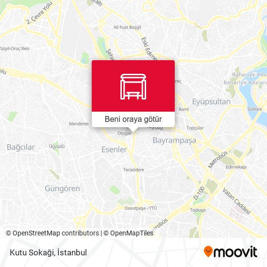 Kutu Sokaği harita
