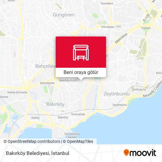 Bakırköy Belediyesi harita