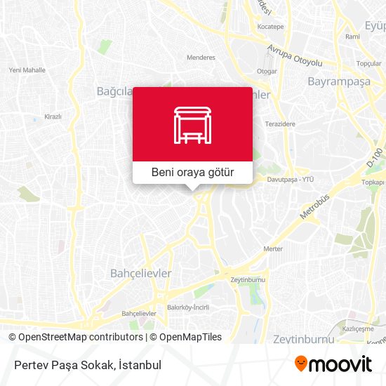 Pertev Paşa Sokak harita
