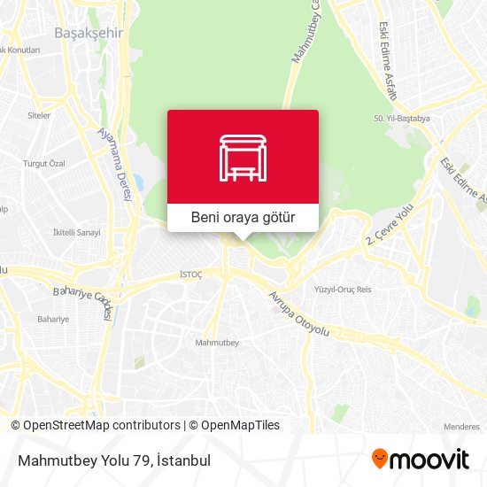 Mahmutbey Yolu 79 harita