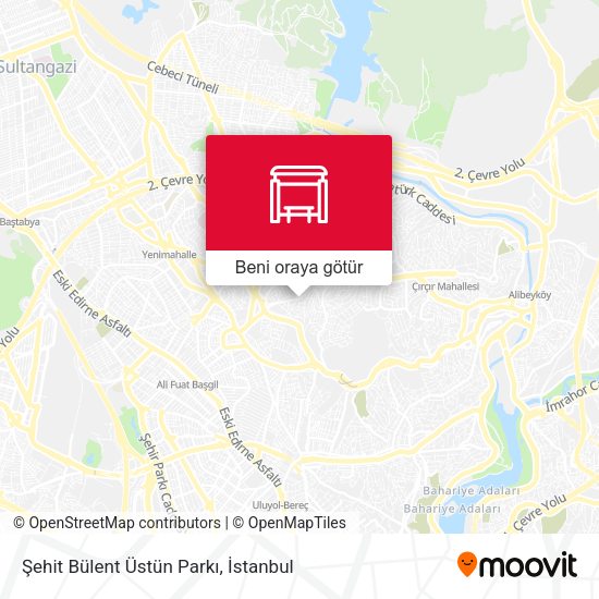 Şehit Bülent Üstün Parkı harita