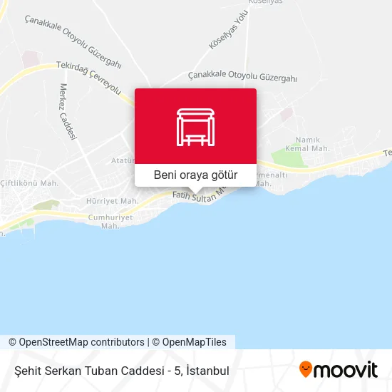 Şehit Serkan Tuban Caddesi - 5 harita