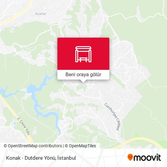 Konak - Dutdere Yönü harita