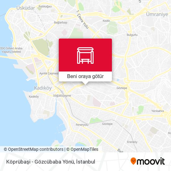 Köprübaşi - Gözcübaba Yönü harita