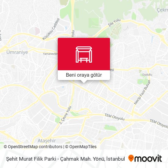 Şehit Murat Filik Parki - Çahmak Mah. Yönü harita