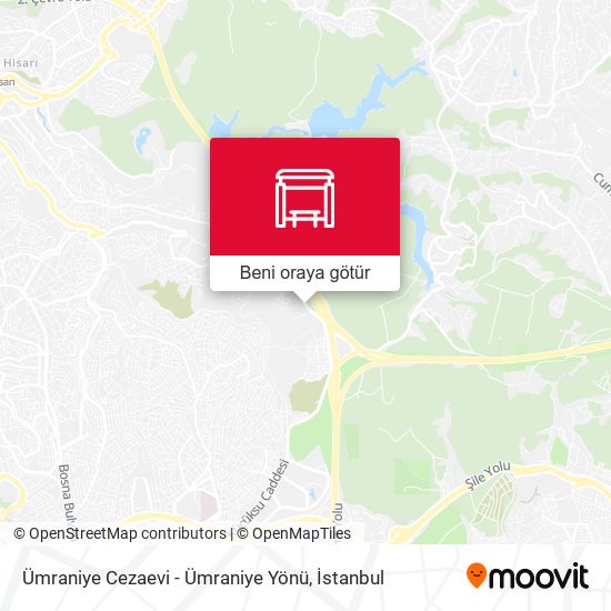 Ümraniye Cezaevi - Ümraniye Yönü harita