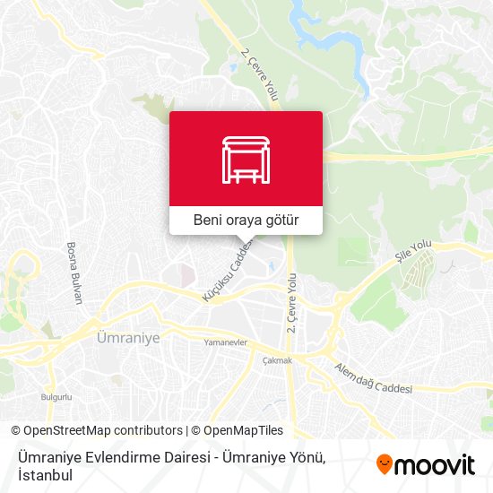 Ümraniye Evlendirme Dairesi - Ümraniye Yönü harita