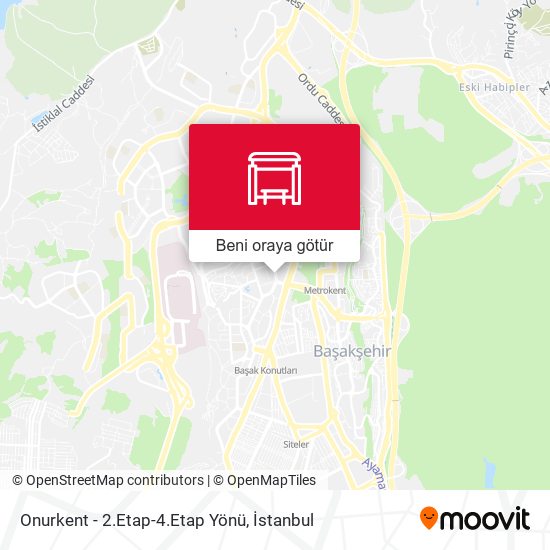Onurkent - 2.Etap-4.Etap Yönü harita