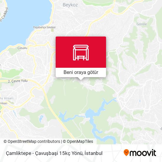 Çamliktepe - Çavuşbaşi 15kç Yönü harita