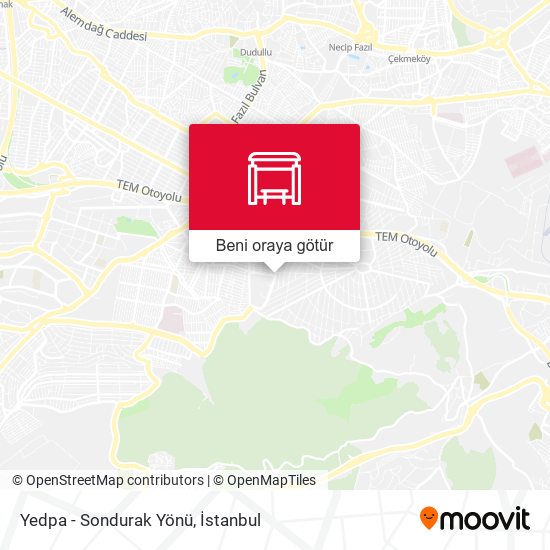 Yedpa - Sondurak Yönü harita