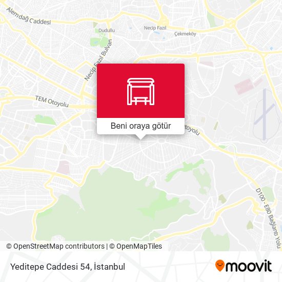 Yeditepe Caddesi 54 harita