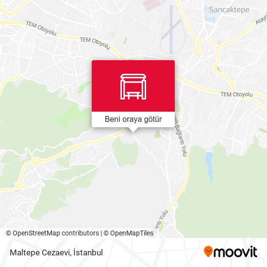 Maltepe Cezaevi harita