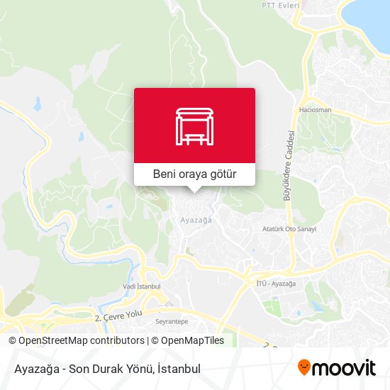 Ayazağa - Son Durak Yönü harita