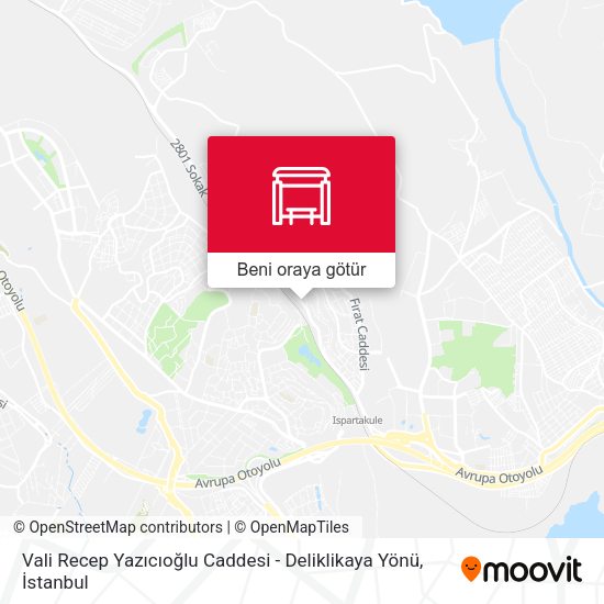 Vali Recep Yazıcıoğlu Caddesi - Deliklikaya Yönü harita