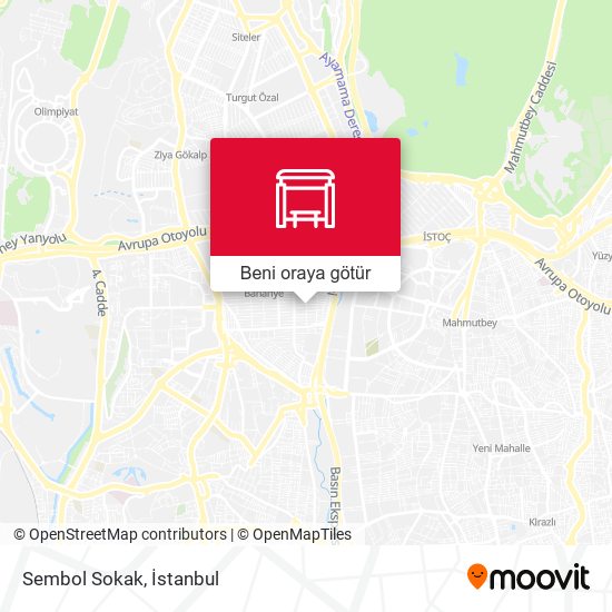 Sembol Sokak harita