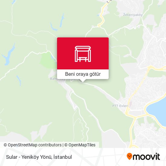 Sular - Yeniköy Yönü harita