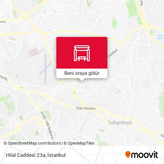 Hilal Caddesi 23a harita