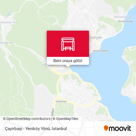 Çayirbaşi - Yeniköy Yönü harita