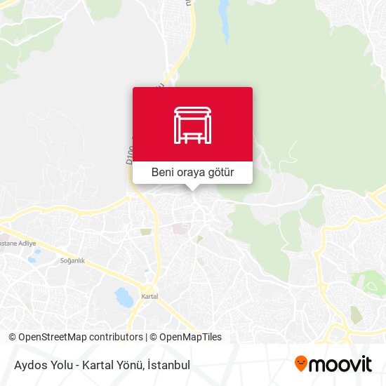 Aydos Yolu - Kartal Yönü harita