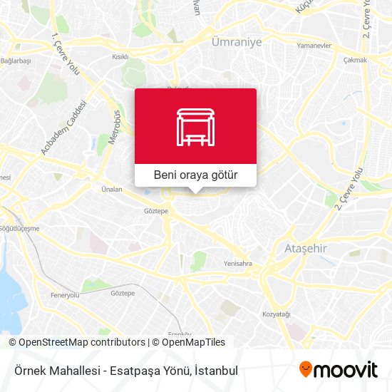 Örnek Mahallesi - Esatpaşa Yönü harita