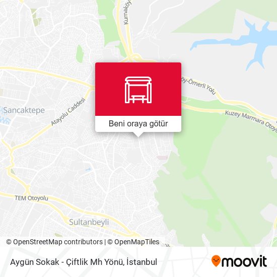 Aygün Sokak - Çiftlik Mh Yönü harita