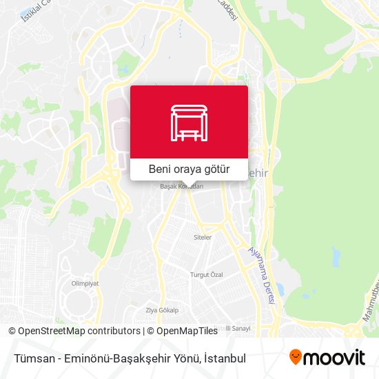 Tümsan - Eminönü-Başakşehir Yönü harita