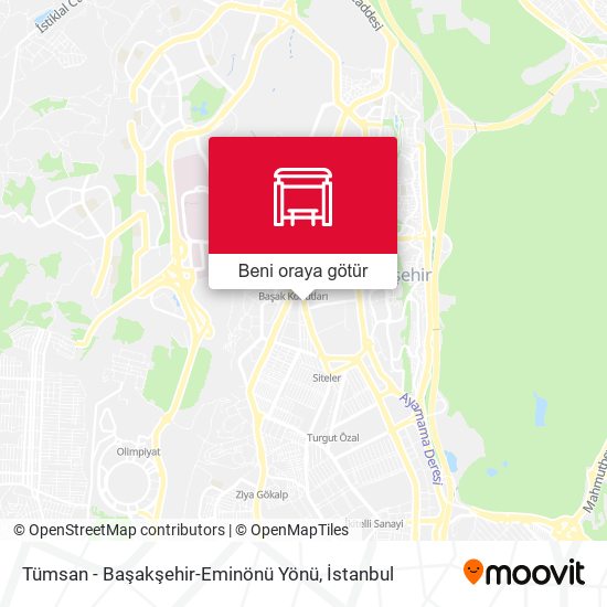 Tümsan - Başakşehir-Eminönü Yönü harita