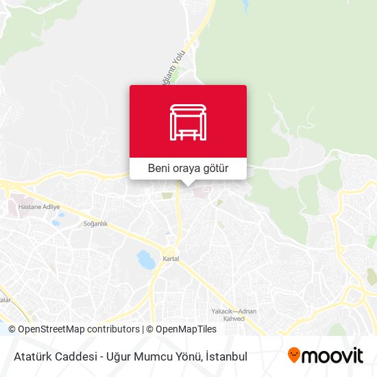 Atatürk Caddesi - Uğur Mumcu Yönü harita