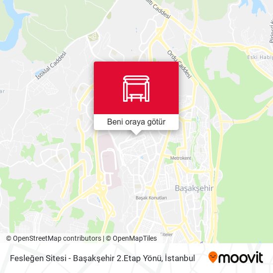 Fesleğen Sitesi - Başakşehir 2.Etap Yönü harita