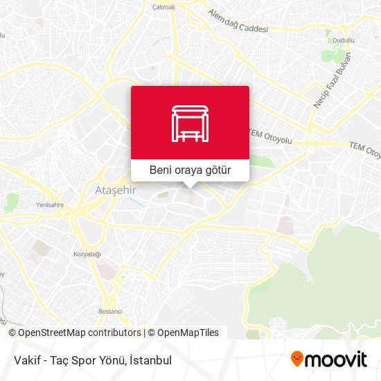 Vakif - Taç Spor Yönü harita