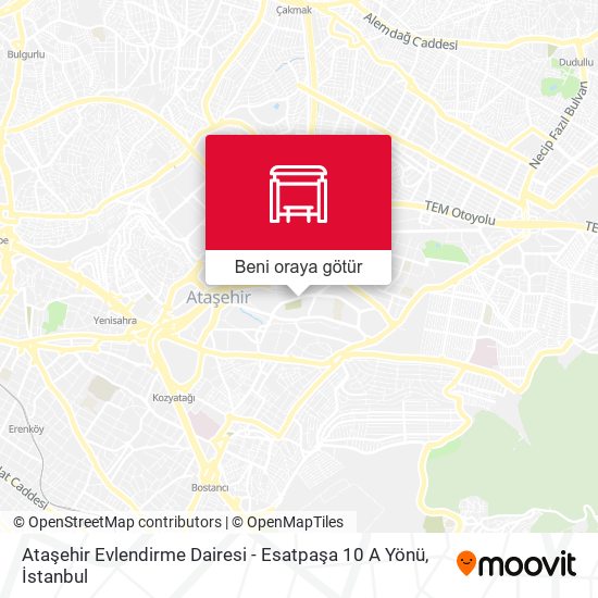 Ataşehir Evlendirme Dairesi - Esatpaşa 10 A Yönü harita
