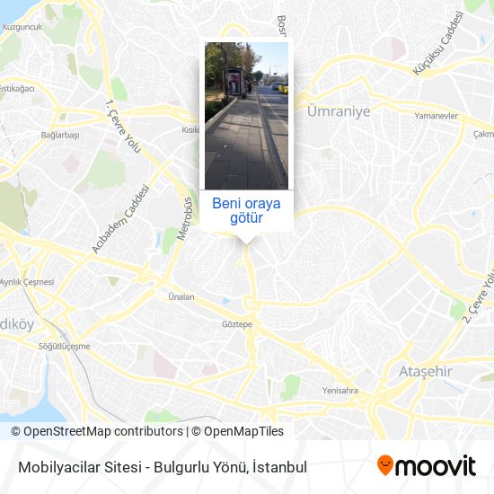 Mobilyacilar Sitesi - Bulgurlu Yönü harita