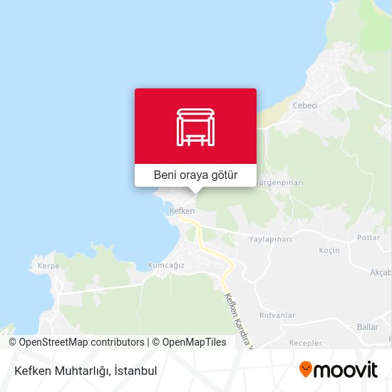 Kefken  Muhtarlığı harita