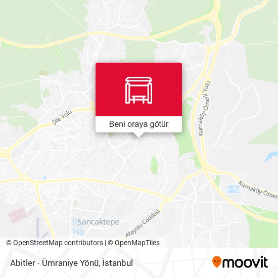 Abitler - Ümraniye Yönü harita