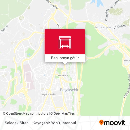 Salacak Sitesi - Kayaşehir Yönü harita