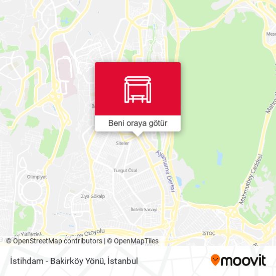 İstihdam - Bakirköy Yönü harita