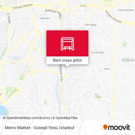 Metro Market - Güneşli Yönü harita