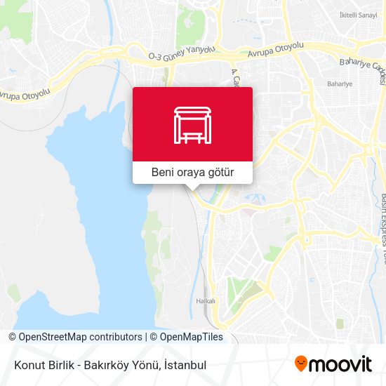 Konut Birlik - Bakırköy Yönü harita