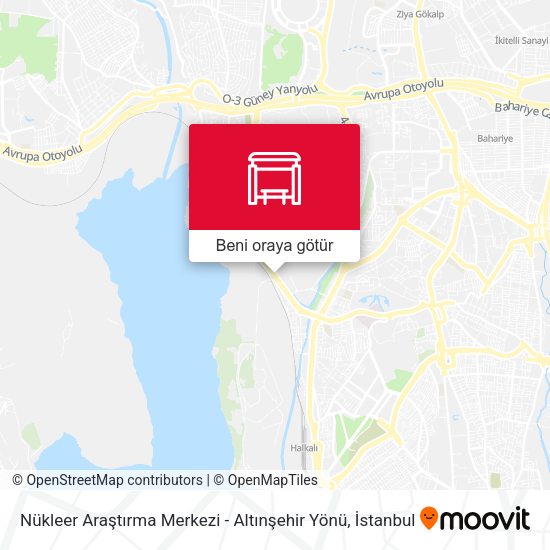 Nükleer Araştırma Merkezi - Altınşehir Yönü harita