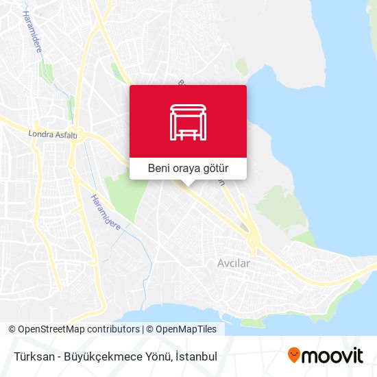 Türksan - Büyükçekmece Yönü harita