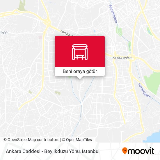 Ankara Caddesi - Beylikdüzü Yönü harita