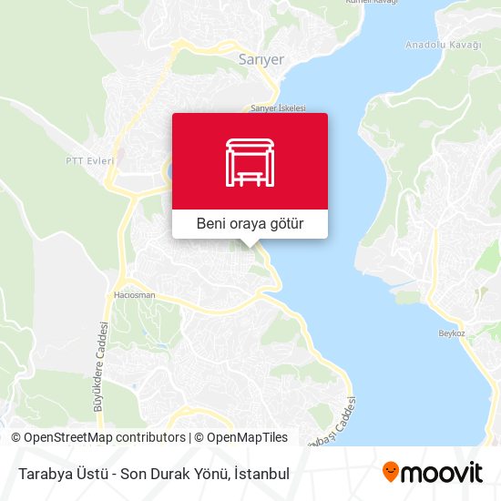 Tarabya Üstü - Son Durak Yönü harita