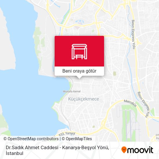 Dr.Sadık Ahmet Caddesi - Kanarya-Beşyol Yönü harita