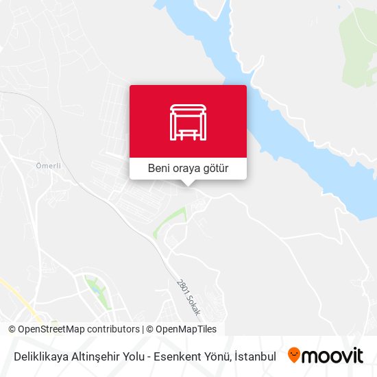 Deliklikaya Altinşehir Yolu - Esenkent Yönü harita