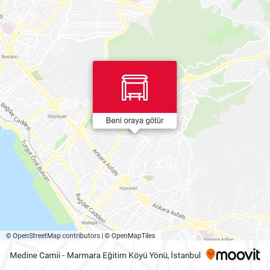 Medine Camii - Marmara Eğitim Köyü Yönü harita
