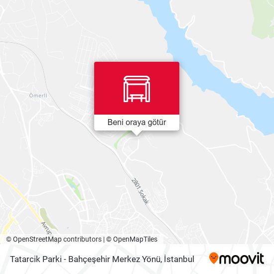 Tatarcik Parki - Bahçeşehir Merkez Yönü harita