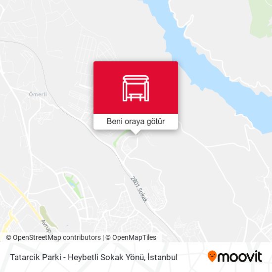 Tatarcik Parki - Heybetli Sokak Yönü harita