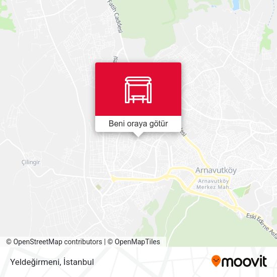 Yeldeğirmeni harita