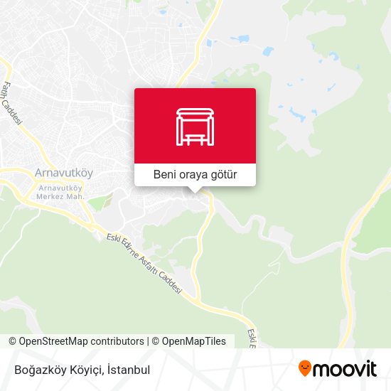 Boğazköy Köyiçi harita