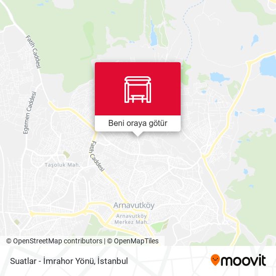 Suatlar - İmrahor Yönü harita